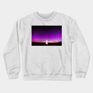 Northern Lights over Wales Crewneck Sweatshirt